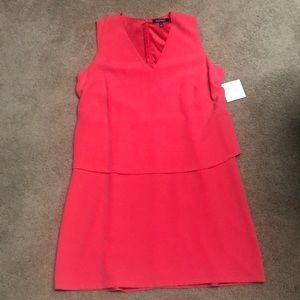Ellen Tracy Vibrant Pink Sleeveless Mini Dress